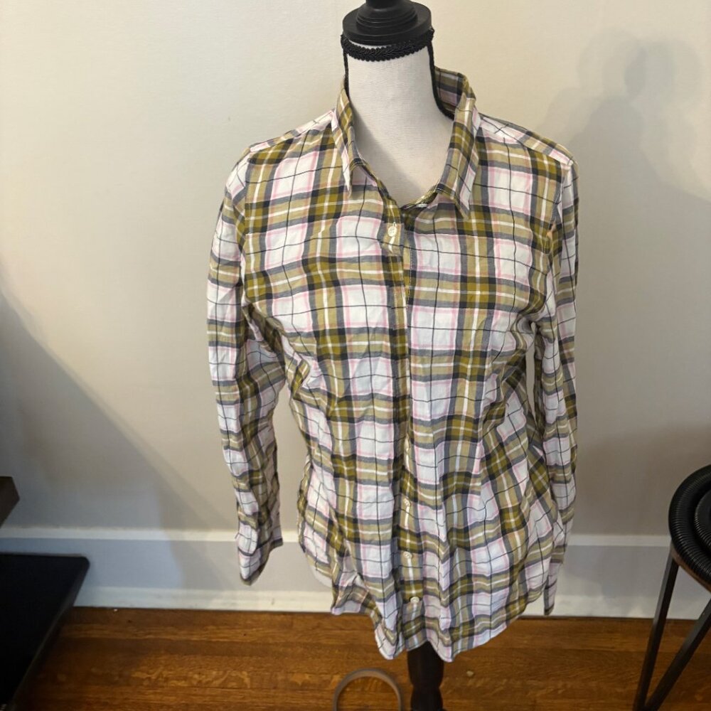 J. Crew Plaid Shirt Size Small